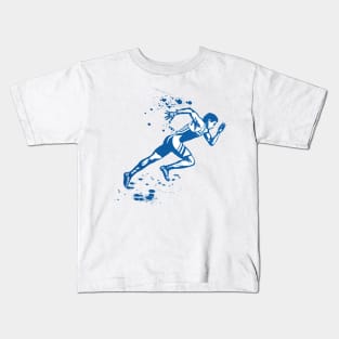 Track Runner Sprinter Sprinting - 01 Kids T-Shirt